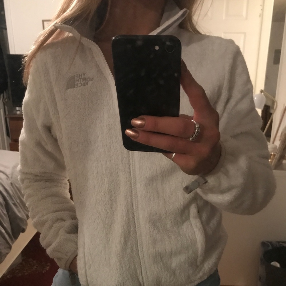 The North Face fuzzy jacket
